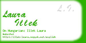 laura illek business card